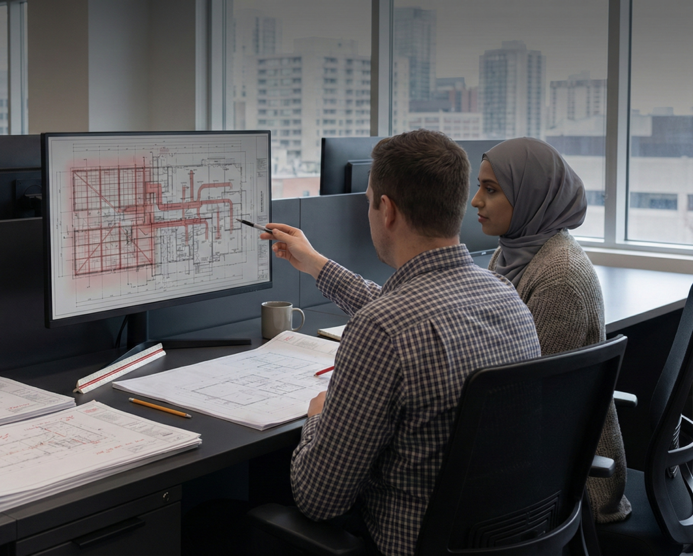 Development permit site plan and massing review