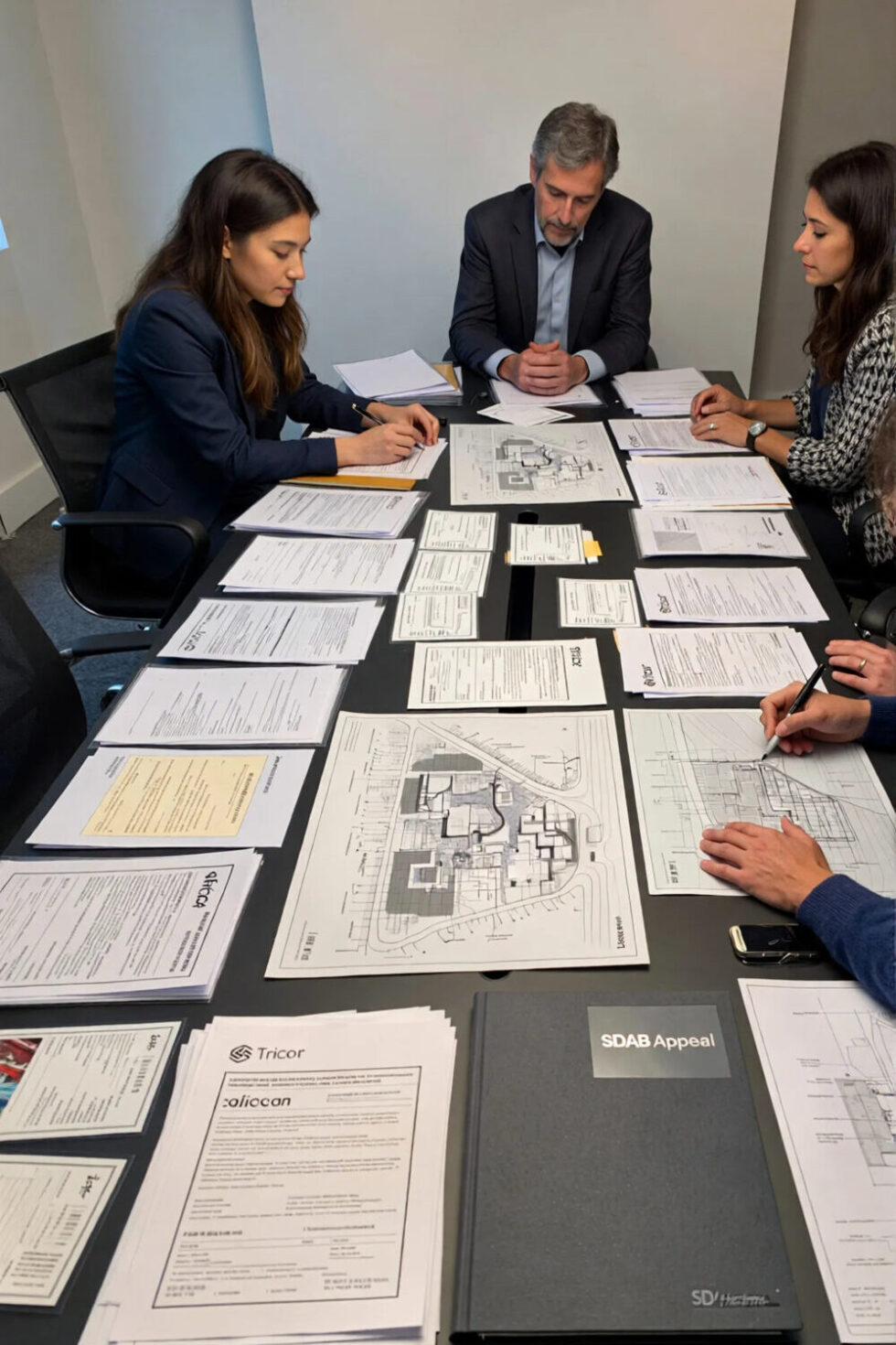 Calgary permit review, architectural drawings, and municipal approval coordination