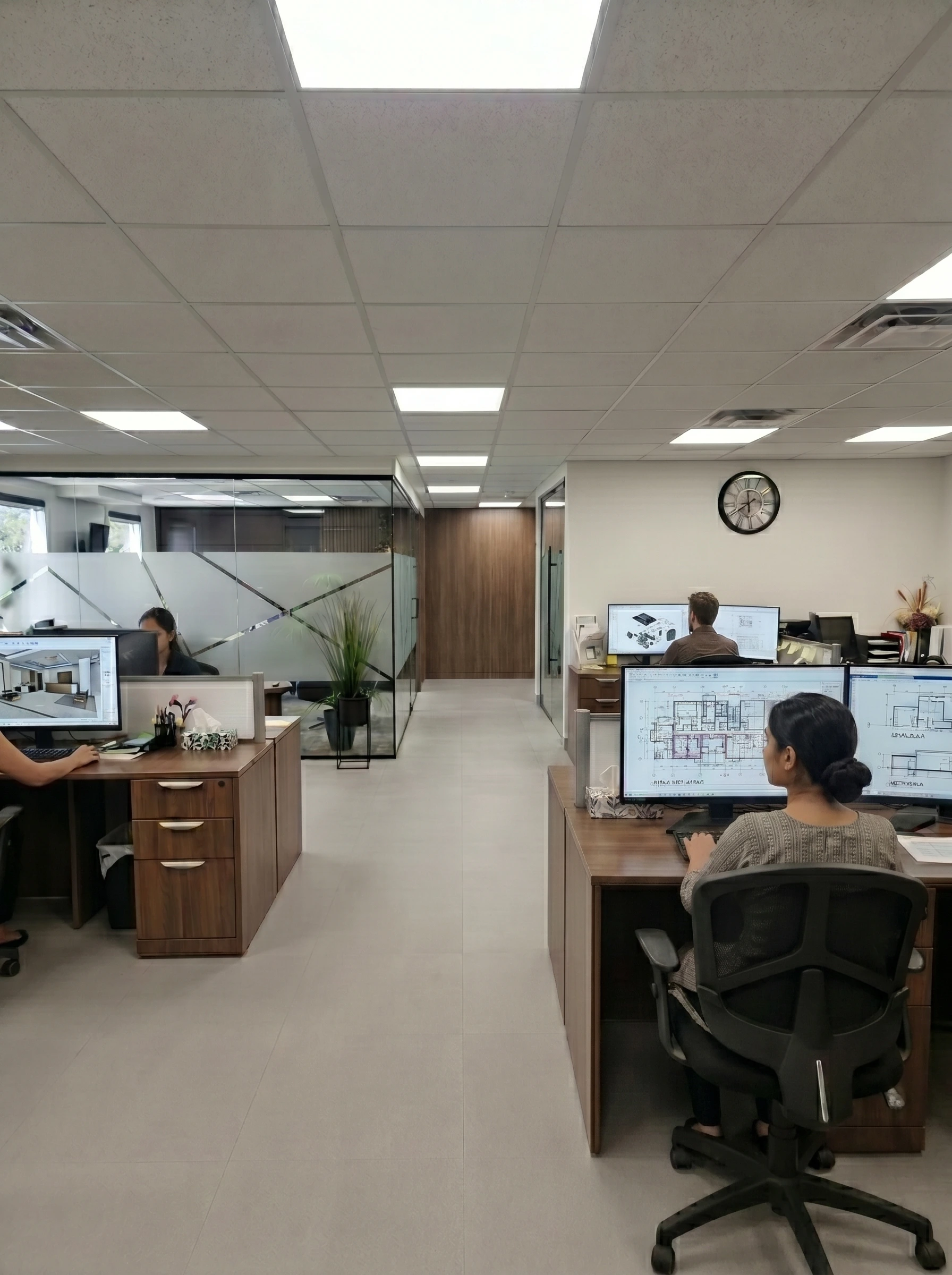 Tricor Design Group architectural drafting team in Calgary