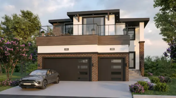 Residential design drafting in progress