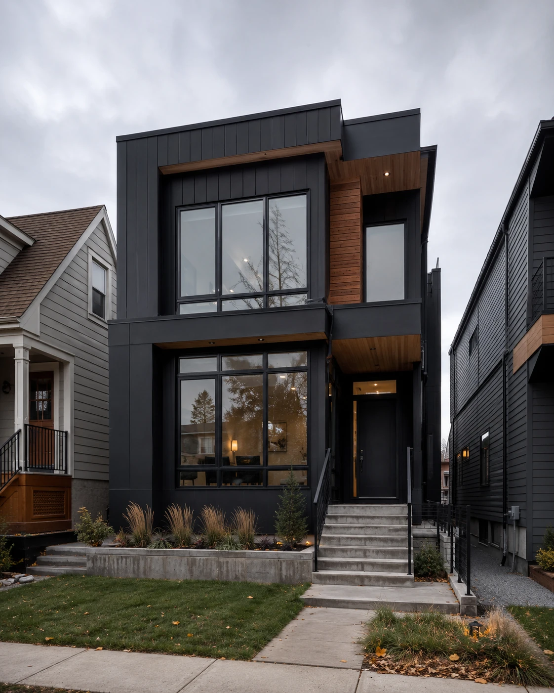 Calgary custom home exterior render