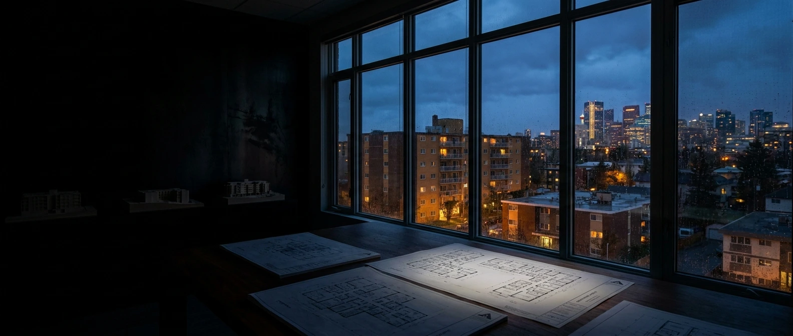 Calgary multifamily development, density planning, and site coordination