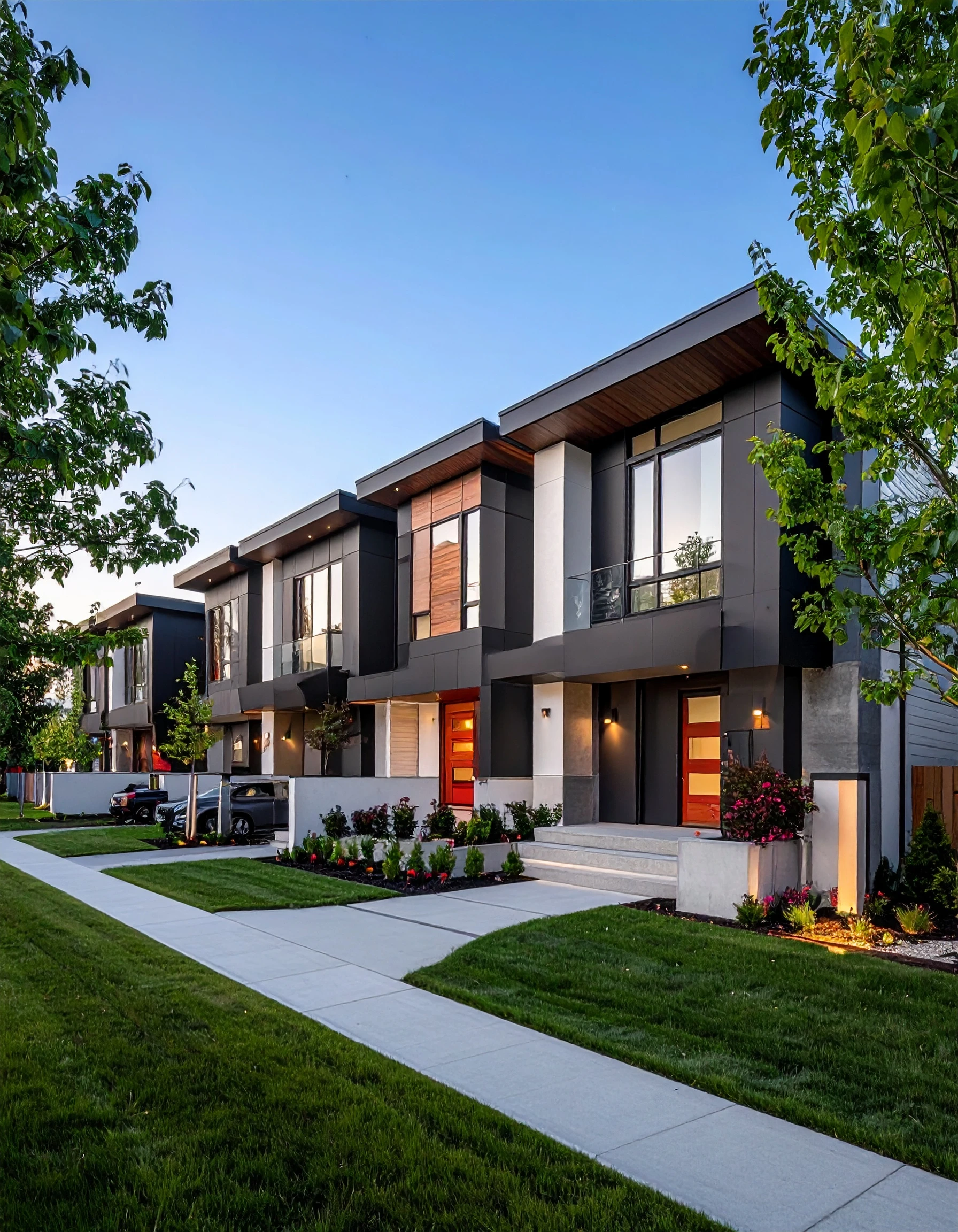 Calgary infill home design and site planning example