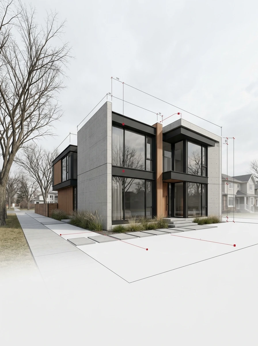 Calgary residential design and drafting project planning